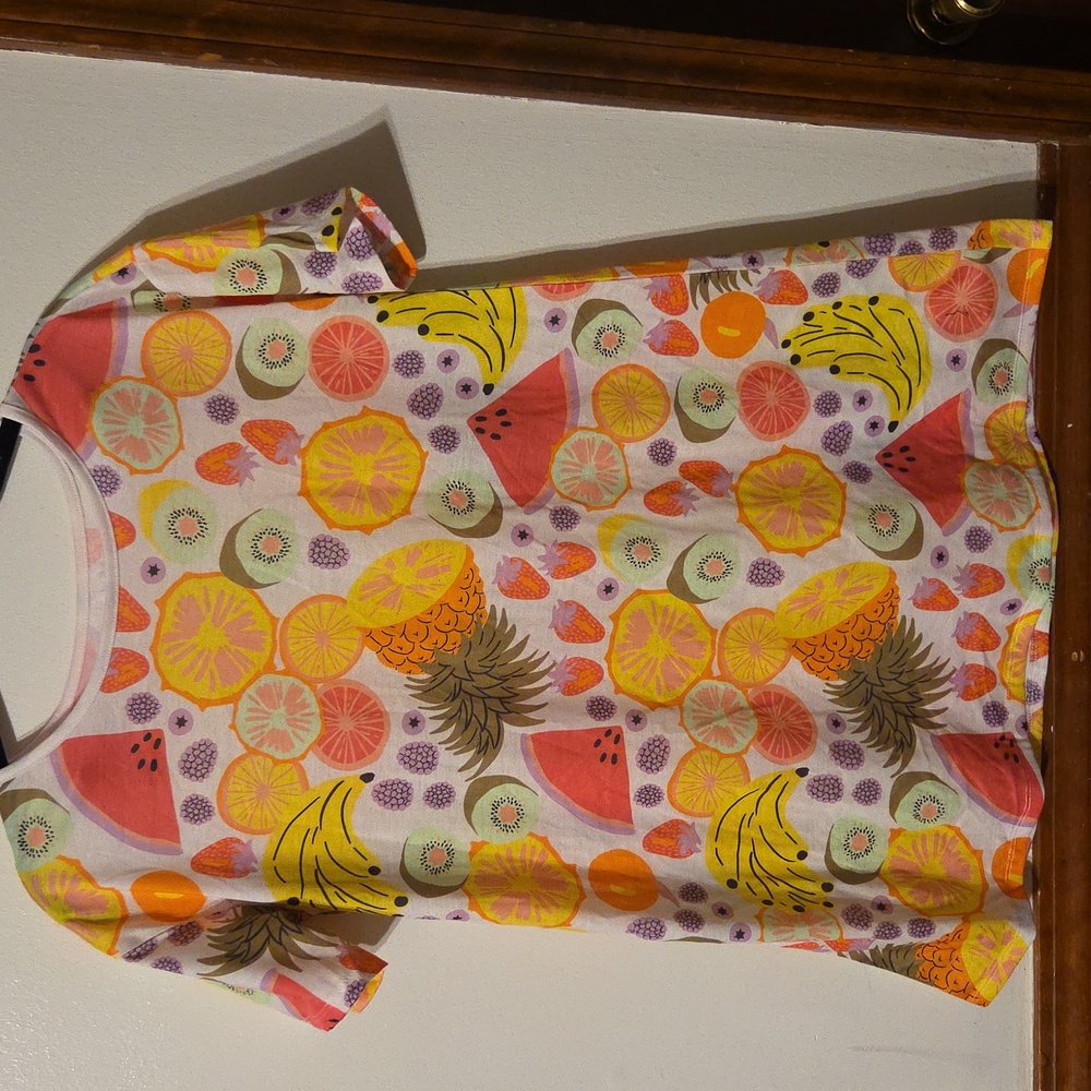 Cat & Jack Pastel Fruit Print T-Shirt